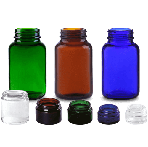 Glass Tablet Jars