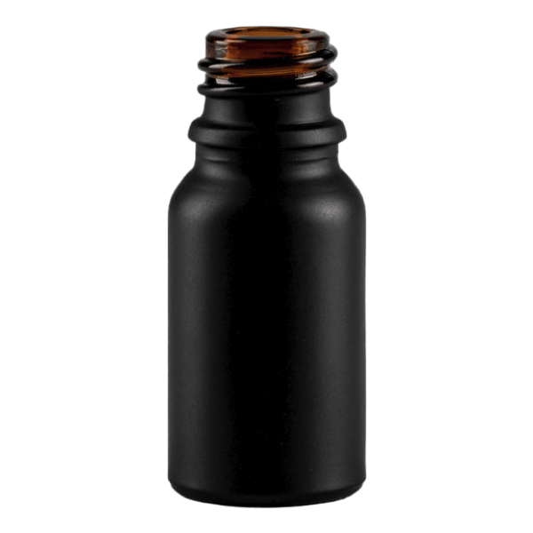 Black dropper bottle
